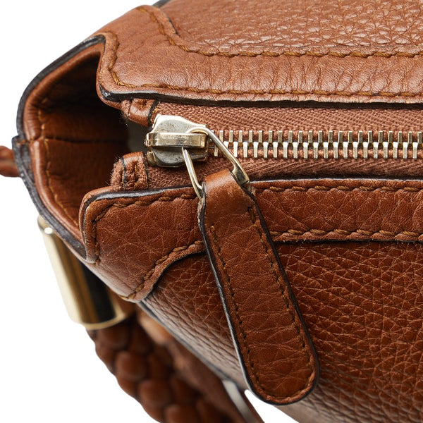 グッチ タッセル ワンショルダーバッグ 269949 ブラウン レザー レディース GUCCI 【中古】