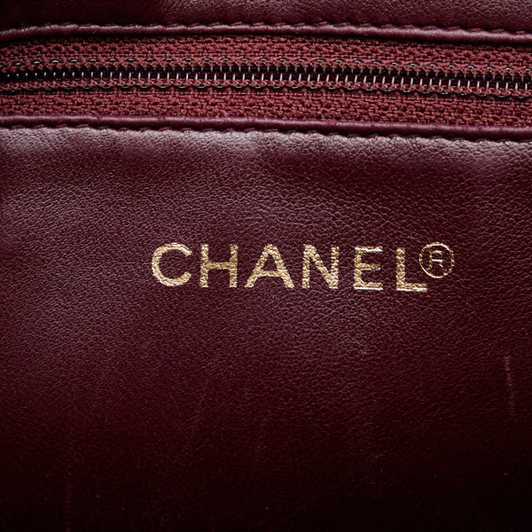 シャネル ココマーク トートバッグ 肩掛けショルダーバッグ ワインレッド キャビアスキン レディース CHANEL 【中古】