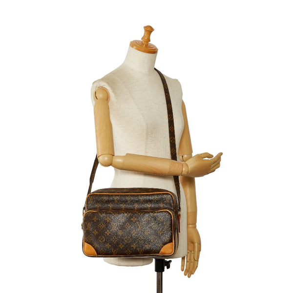 ルイ ヴィトン モノグラム ナイル 斜め掛け ショルダーバッグ M45244 ブラウン PVC レザー レディース LOUIS VUITTON 【中古】
