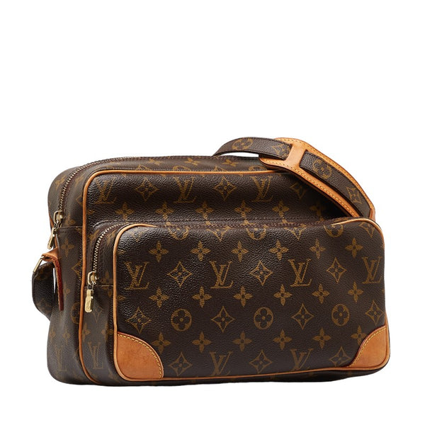 ルイ ヴィトン モノグラム ナイル 斜め掛け ショルダーバッグ M45244 ブラウン PVC レザー レディース LOUIS VUITTON 【中古】