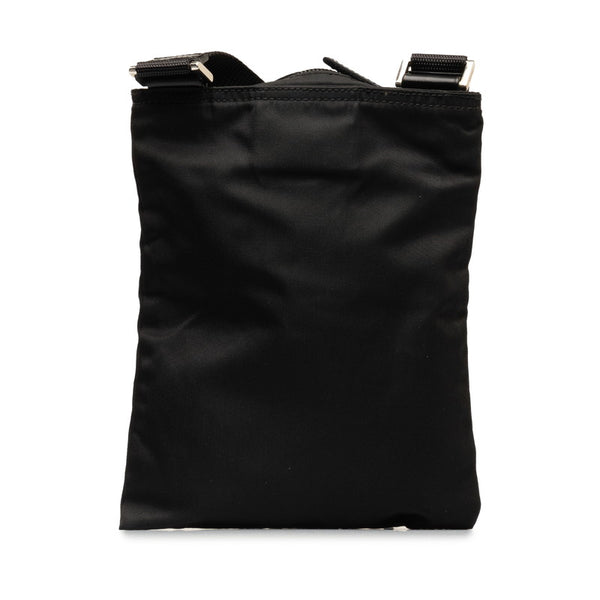 プラダ 三角ロゴプレート ショルダーバッグ BT0176 ブラック ナイロン レディース PRADA 【中古】