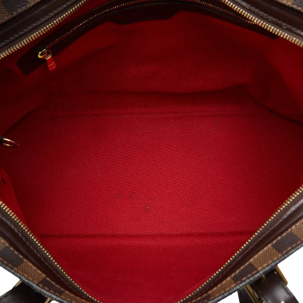 ルイ ヴィトン ダミエ チェルシー トートバッグ ショルダーバッグ N51119 ブラウン PVC レザー レディース LOUIS VUITTON 【中古】
