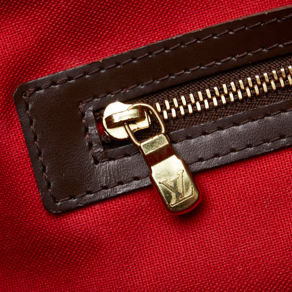 ルイ ヴィトン ダミエ チェルシー トートバッグ ショルダーバッグ N51119 ブラウン PVC レザー レディース LOUIS VUITTON 【中古】