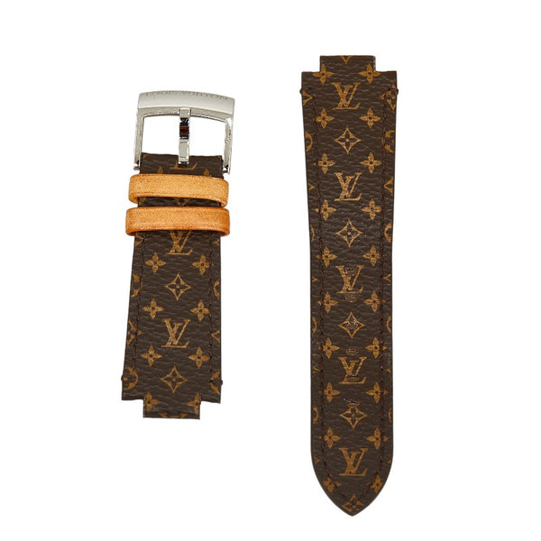ルイ ヴィトン モノグラム タンブールホライゾン付属ベルト その他小物 R15134 ブラウン レザー メンズ LOUIS VUITTON 【中古】