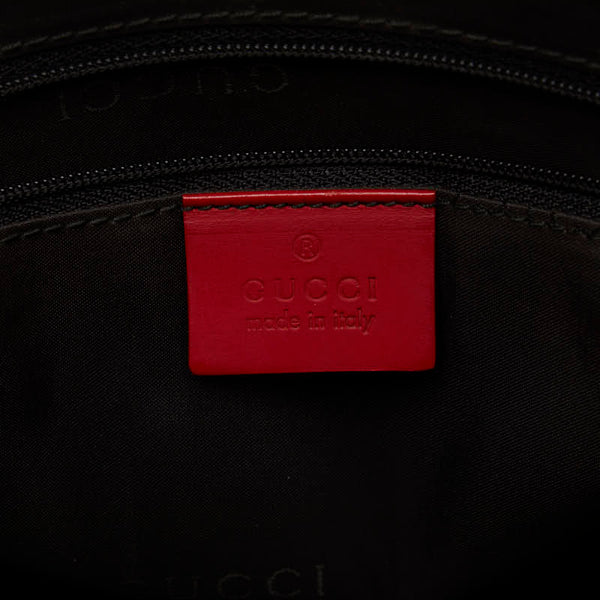 グッチ バンブー ハンドバッグ 002 1016 2123 レッド レザー レディース GUCCI 【中古】