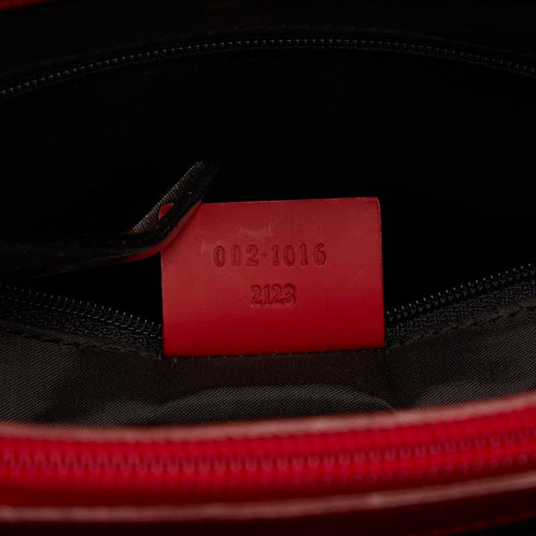 グッチ バンブー ハンドバッグ 002 1016 2123 レッド レザー レディース GUCCI 【中古】