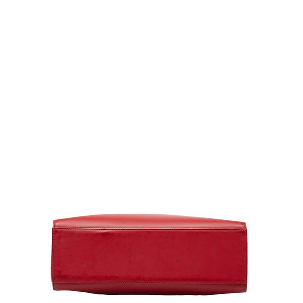 グッチ バンブー ハンドバッグ 002 1016 2123 レッド レザー レディース GUCCI 【中古】