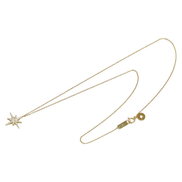 SAN MARE サンメイヤ 太陽 モチーフ ネックレス K18YG イエローゴールド レディース 【中古】
