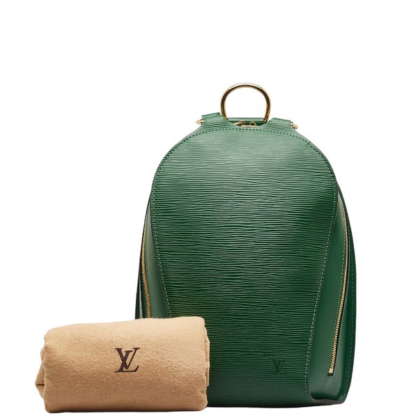 ルイ ヴィトン エピ マビヨン リュック バックパック M52234 ボルネオグリーン レザー レディース LOUIS VUITTON 【中古】