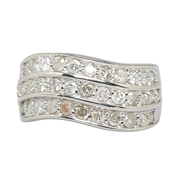 Pt900 プラチナ ダイヤ1.00ct リング 指輪 レディース 11.5号 【中古】