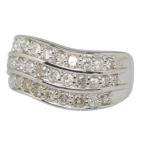 Pt900 プラチナ ダイヤ1.00ct リング 指輪 レディース 11.5号 【中古】
