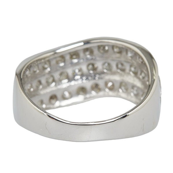 Pt900 プラチナ ダイヤ1.00ct リング 指輪 レディース 11.5号 【中古】