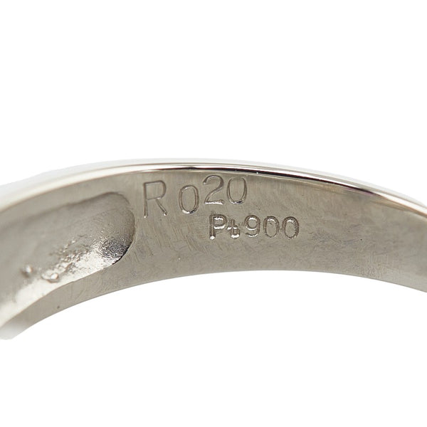 Pt900 プラチナ ルビー0.20ct ダイヤ0.03ct リング 指輪 レディース 12号 【中古】