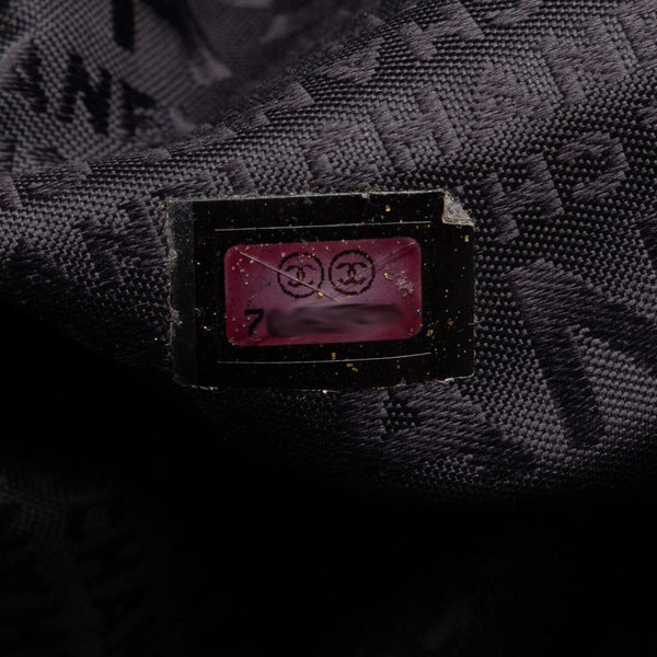 シャネル ココマーク チェーン トートバッグ  ブラック ベージュ ラムスキン レディース CHANEL 【中古】