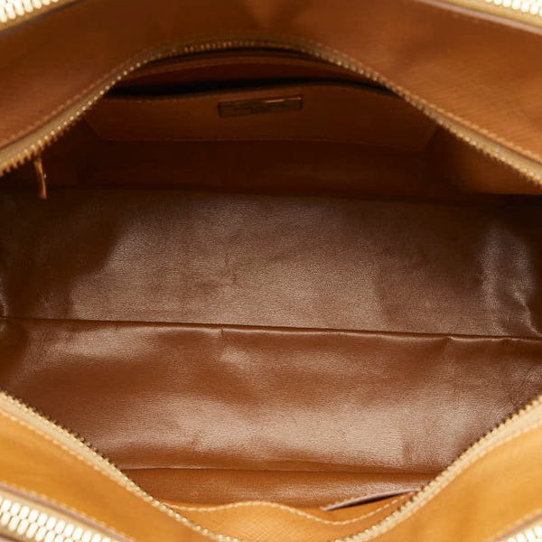 プラダ ハンドバッグ ブラウン レザー レディース PRADA 【中古】