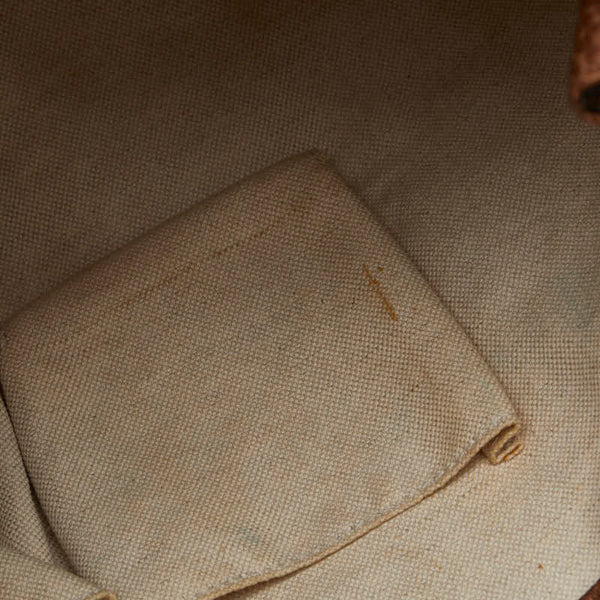 グッチ ミスGG ハンドバッグ トートバッグ  353122 ベージュ ブラウン キャンバス レザー レディース GUCCI 【中古】