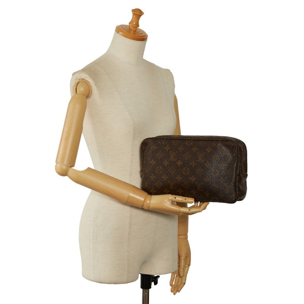 ルイ ヴィトン モノグラム トゥルーストワレット 28 セカンドバッグ クラッチバッグ M47522 ブラウン PVC レディース LOUIS VUITTON 【中古】