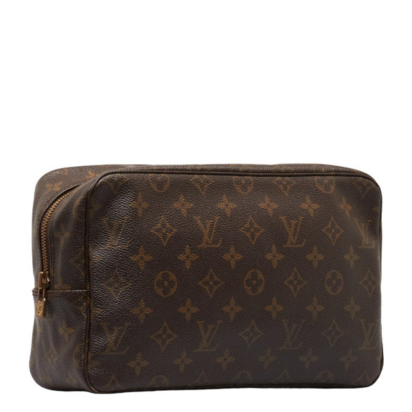 ルイ ヴィトン モノグラム トゥルーストワレット 28 セカンドバッグ クラッチバッグ M47522 ブラウン PVC レディース LOUIS VUITTON 【中古】
