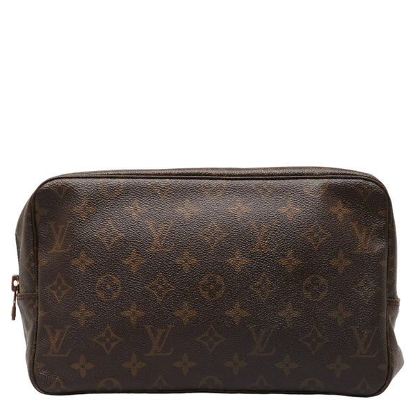 ルイ ヴィトン モノグラム トゥルーストワレット 28 セカンドバッグ クラッチバッグ M47522 ブラウン PVC レディース LOUIS VUITTON 【中古】