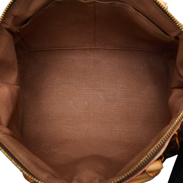 ルイ ヴィトン モノグラム ティヴォリPM ハンドバッグ M40143 ブラウン PVC レザー レディース LOUIS VUITTON 【中古】