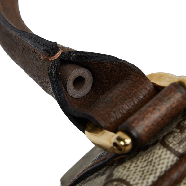 グッチ GGスプリーム ボストンバッグ トラベルバッグ 旅行用バッグ ベージュ ブラウン PVC レザー レディース GUCCI 【中古】