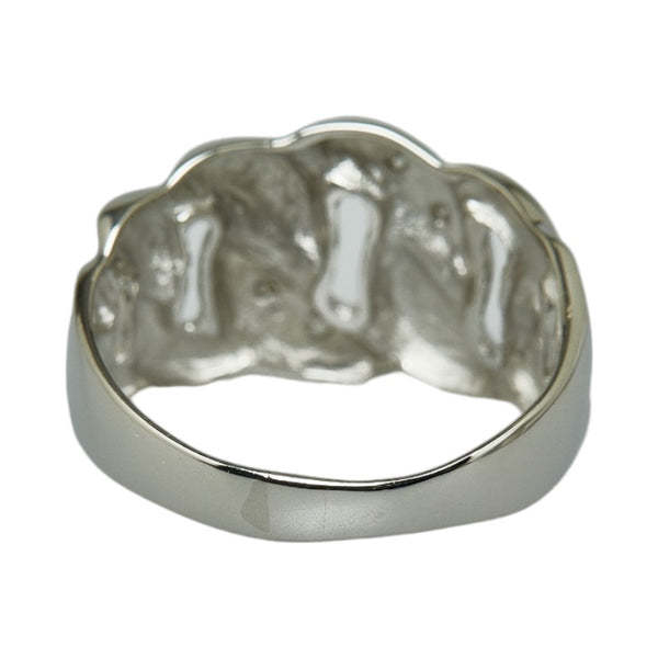 Pt900 プラチナ ダイヤ0.02ct リング 指輪 レディース 14.5号 【中古】
