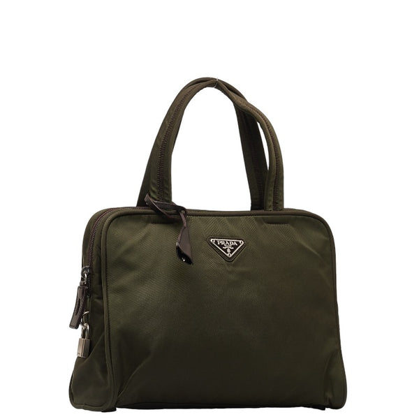 プラダ ハンドバッグ カーキ ナイロン レディース PRADA 【中古】