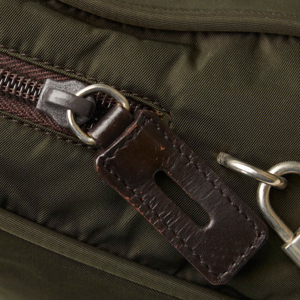 プラダ ハンドバッグ カーキ ナイロン レディース PRADA 【中古】