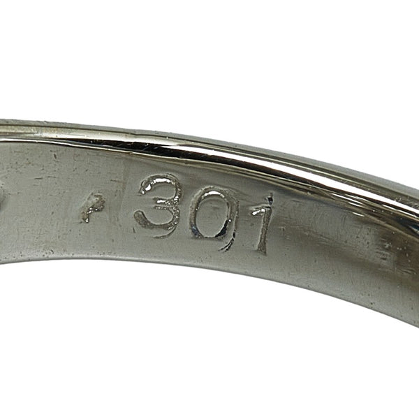 Pt900 プラチナ サファイア3.01ct ダイヤ0.55ct リング 指輪 レディース 12号 【中古】