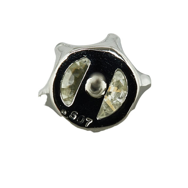 Pt900 プラチナ ダイヤ1.014ct ピアス レディース 【中古】