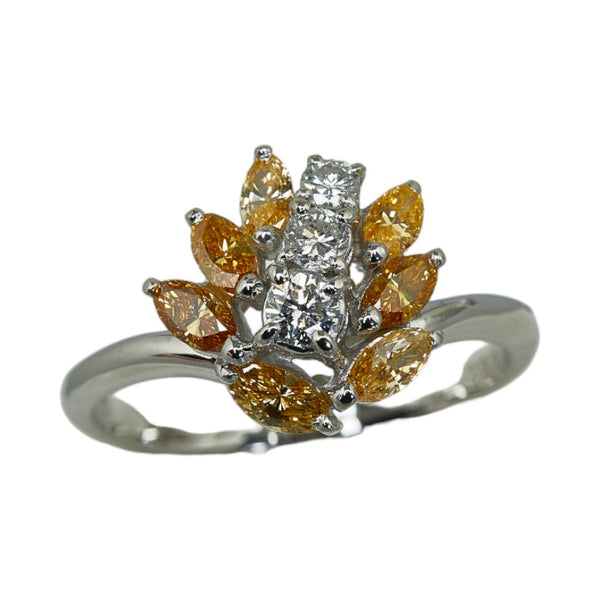 Pt900 プラチナ ダイヤ0.71ct ダイヤ0.23ct リング 指輪 レディース 11号 【中古】