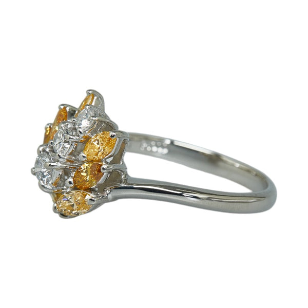 Pt900 プラチナ ダイヤ0.71ct ダイヤ0.23ct リング 指輪 レディース 11号 【中古】