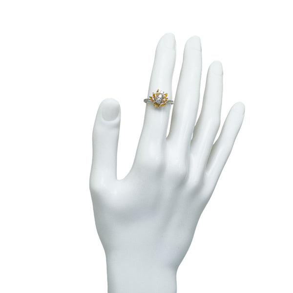 Pt900 プラチナ ダイヤ0.71ct ダイヤ0.23ct リング 指輪 レディース 11号 【中古】
