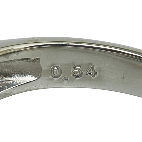 Pt900 プラチナ サファイア1.223ct ダイヤ0.54ct リング 指輪 レディース 10号 【中古】