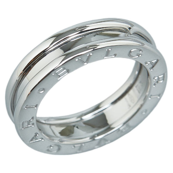 ブルガリ ビーゼロワン リング 指輪 #48 K18WG ホワイトゴールド レディース BVLGARI 【中古】