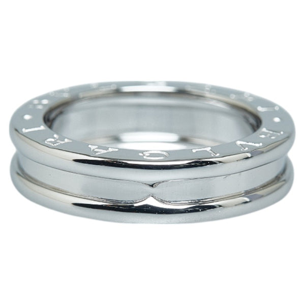 ブルガリ ビーゼロワン リング 指輪 #48 K18WG ホワイトゴールド レディース BVLGARI 【中古】