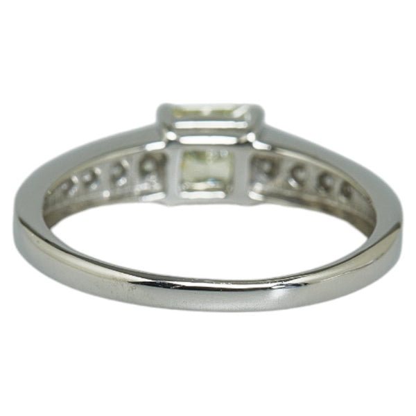 Pt900 プラチナ ダイヤ0.536ct ダイヤ0.20ct リング 指輪 レディース 12.5号 【中古】