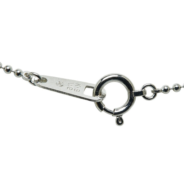 タサキ K18WG ホワイトゴールド ダイヤ0.24ct ネックレス レディース TASAKI 【中古】
