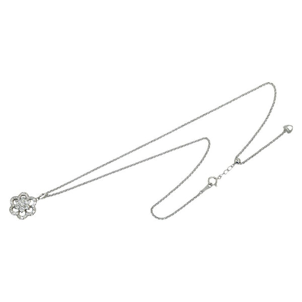 Pt900 プラチナ Pt850 プラチナ ダイヤ1.02ct ペンダントネックレス レディース 【中古】