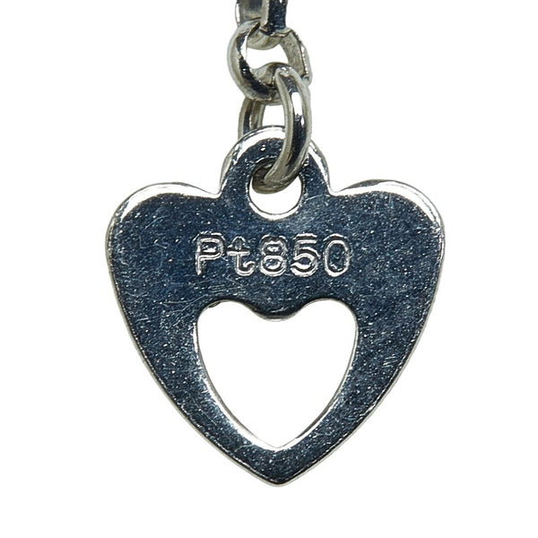Pt900 プラチナ Pt850 プラチナ ダイヤ1.02ct ペンダントネックレス レディース 【中古】