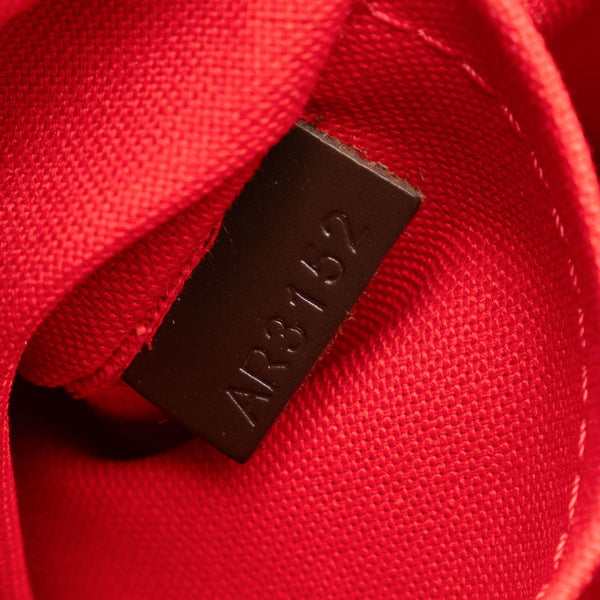 ルイ ヴィトン ダミエ カバ ローズベリー ハンドバッグ ショルダーバッグ  2WAY N41177 ブラウン PVC レザー レディース LOUIS VUITTON 【中古】