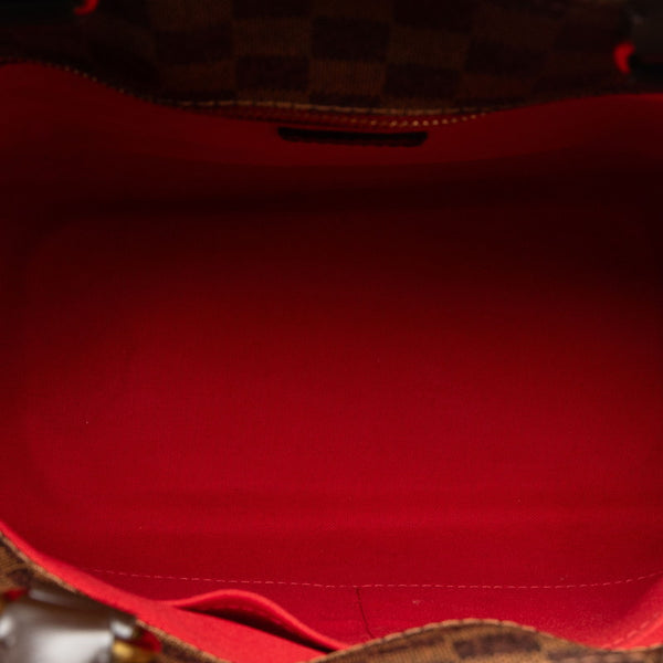 ルイ ヴィトン ダミエ カバ ローズベリー ハンドバッグ ショルダーバッグ  2WAY N41177 ブラウン PVC レザー レディース LOUIS VUITTON 【中古】