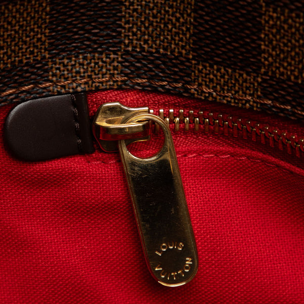 ルイ ヴィトン ダミエ カバ ローズベリー ハンドバッグ ショルダーバッグ  2WAY N41177 ブラウン PVC レザー レディース LOUIS VUITTON 【中古】