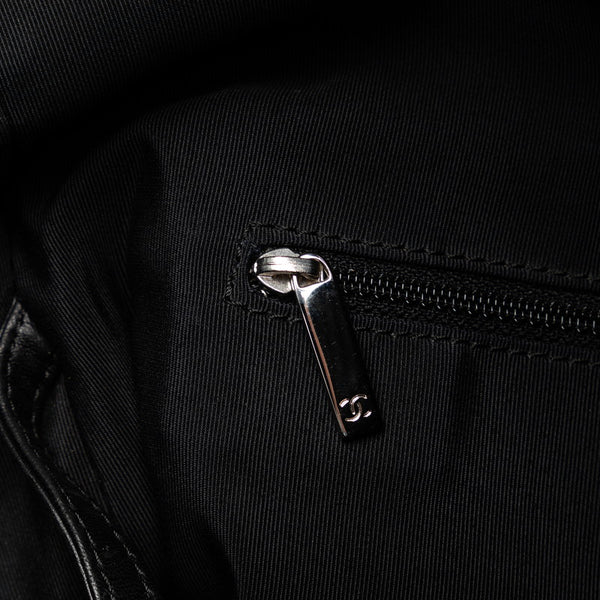 シャネル アンリミテッド ハンドバッグ ショルダーバッグ ブラック ラムスキン レディース CHANEL 【中古】