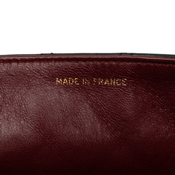 シャネル マトラッセ23 ココマーク シングルフラップ チェーン ショルダーバッグ ブラック ラムスキン レディース CHANEL 【中古】