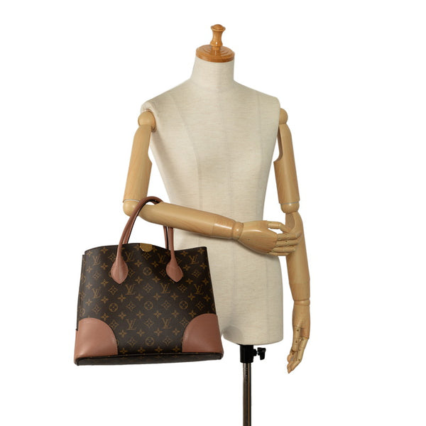 ルイ ヴィトン モノグラム フランドリン ハンドバッグ M41597 ブラウン ボアドゥローズ PVC レザー レディース LOUIS VUITTON 【中古】