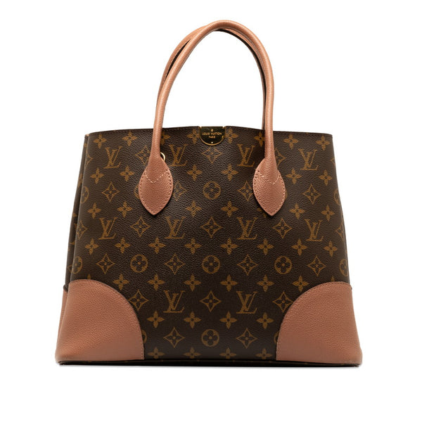 ルイ ヴィトン モノグラム フランドリン ハンドバッグ M41597 ブラウン ボアドゥローズ PVC レザー レディース LOUIS VUITTON 【中古】