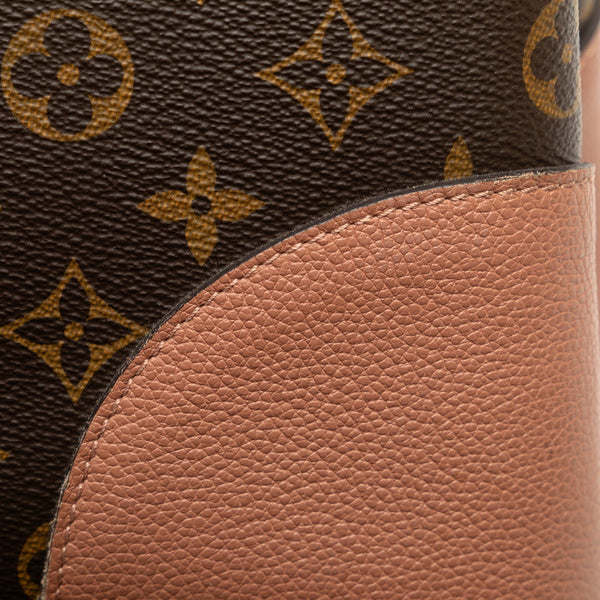 ルイ ヴィトン モノグラム フランドリン ハンドバッグ M41597 ブラウン ボアドゥローズ PVC レザー レディース LOUIS VUITTON 【中古】