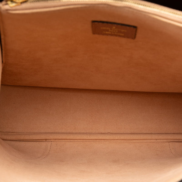 ルイ ヴィトン モノグラム フランドリン ハンドバッグ M41597 ブラウン ボアドゥローズ PVC レザー レディース LOUIS VUITTON 【中古】