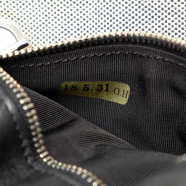 シャネル NO.5 チョコバー カメリア チェーン ハンドバッグ A31573 イエロー グレー キャンバス エナメル レディース CHANEL 【中古】